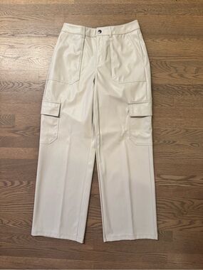 wild fable  Wide-Leg Faux Leather Cargo Pants